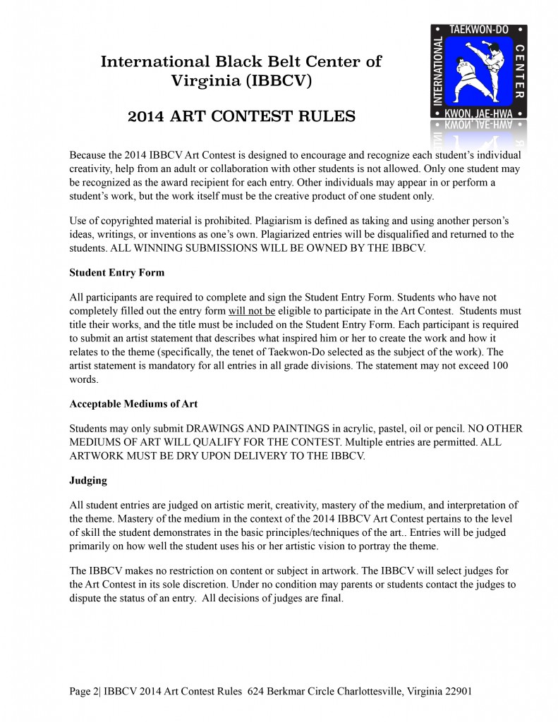 IBBCV Art Contest Rules Page 2 v3